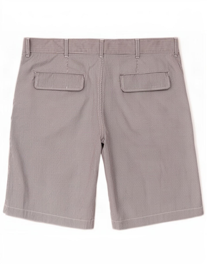 Benetton Mens Casual Shorts IT 48 Medium W38 Blue Striped