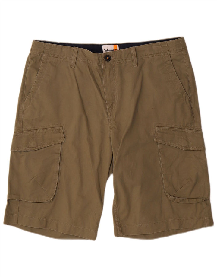 Timberland Mens Cargo Shorts W36 Large Khaki Cotton