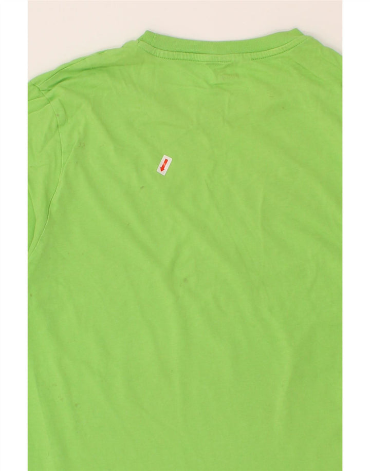 PUMA Mens Graphic T-Shirt Top Medium Green Cotton Vintage Puma and Second-Hand Puma from Messina Hembry 