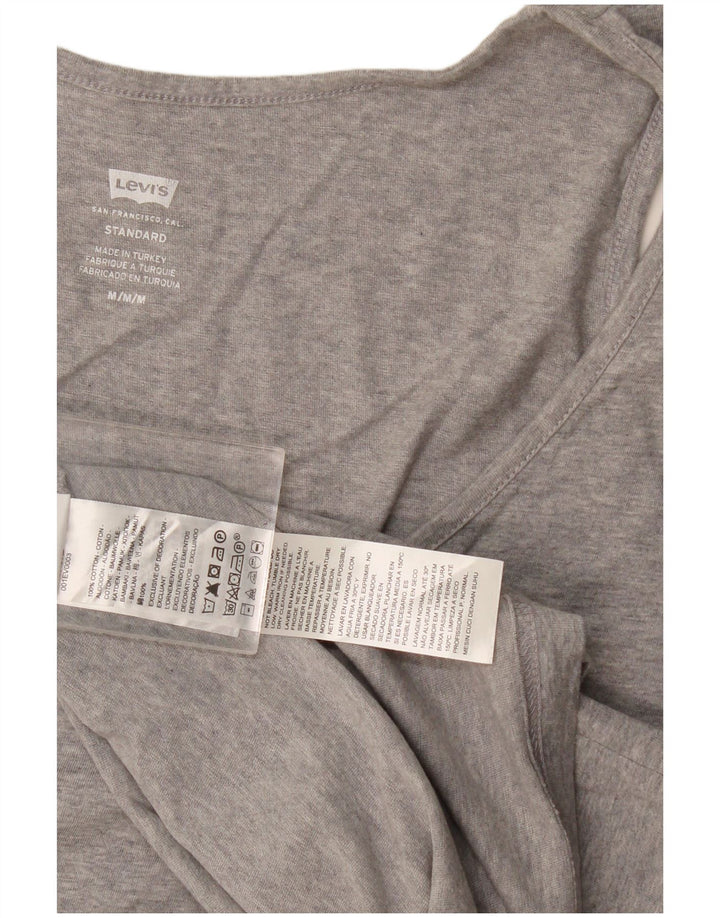 Levi's Mens Standard Vest Top Medium Grey Flecked Cotton