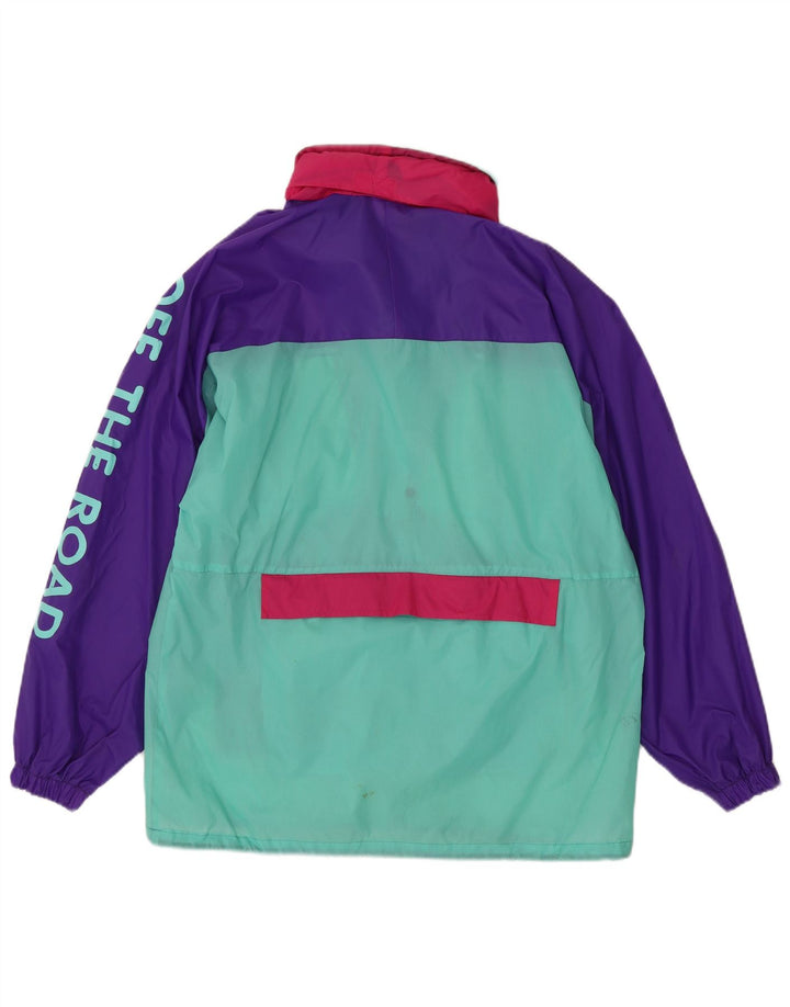K-Way Mens Graphic Rain Jacket UK 38 Medium Multicoloured Colourblock