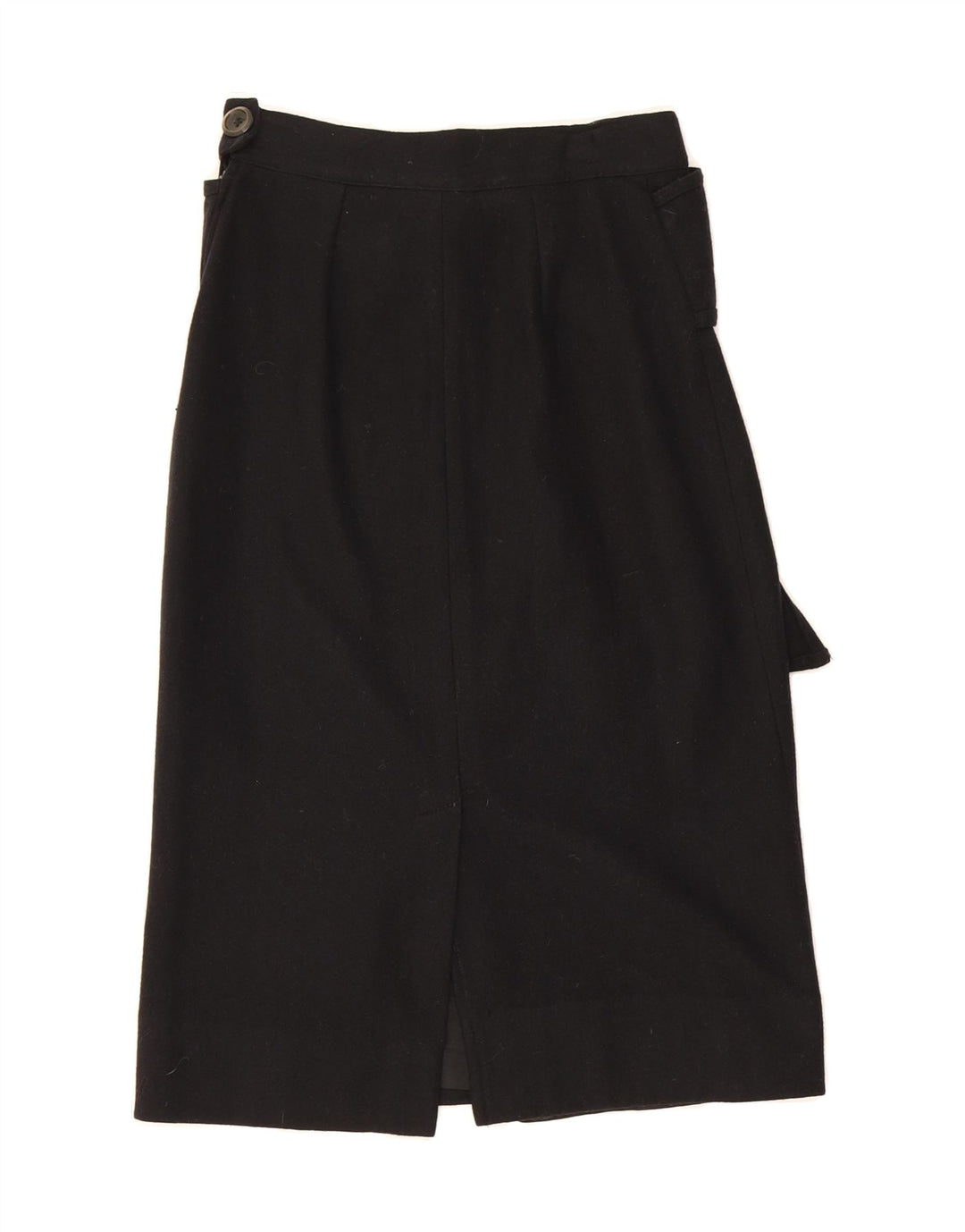STUDIO Womens High Waist Straight Skirt IT 42 Medium W26  Black Wool Vintage Studio and Second-Hand Studio from Messina Hembry 