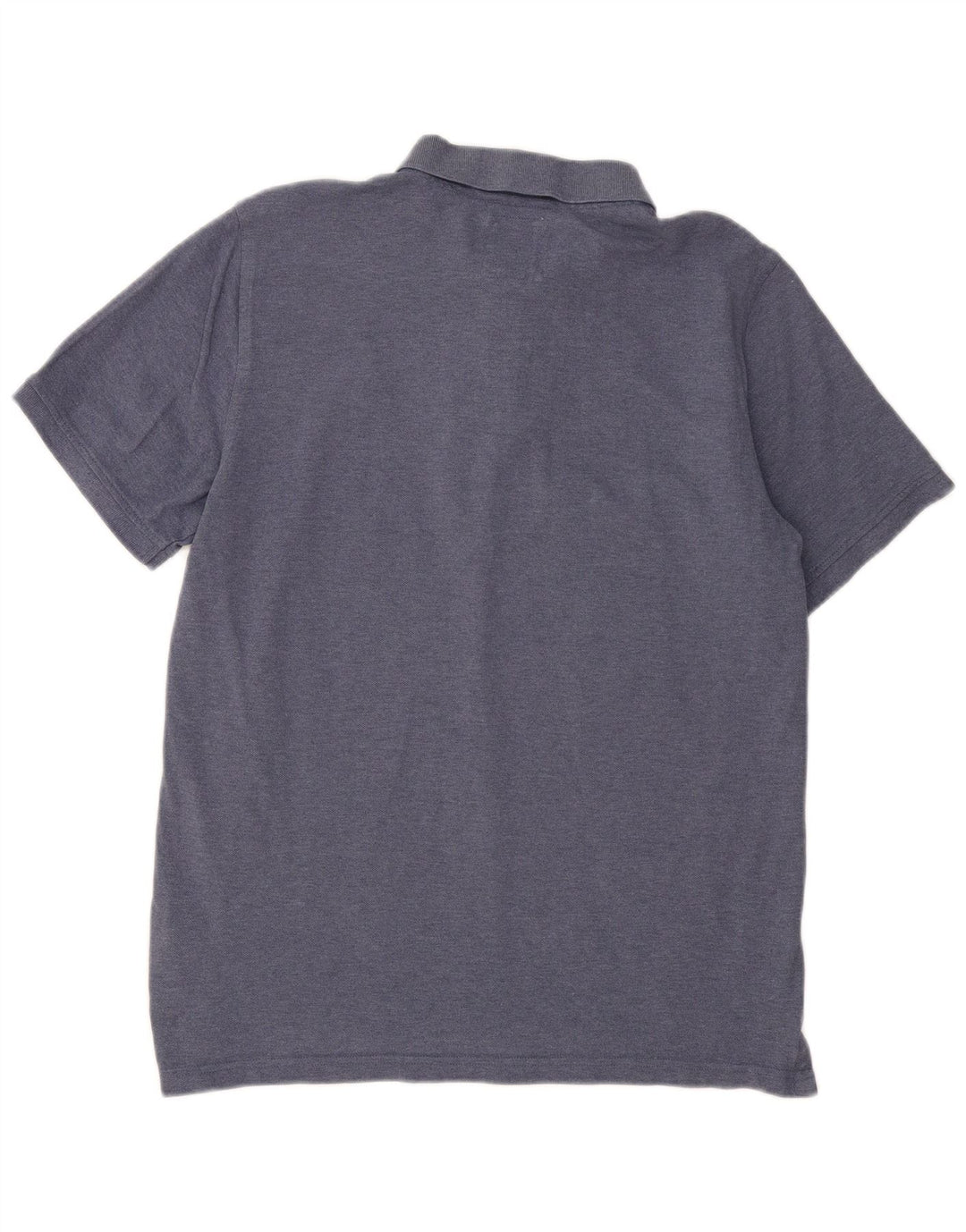 CREW CLOTHING Mens Polo Shirt Large Navy Blue Cotton