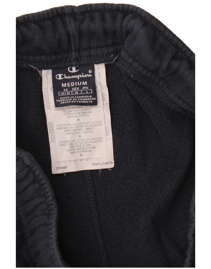 CHAMPION Mens Sport Shorts Medium  Navy Blue Cotton