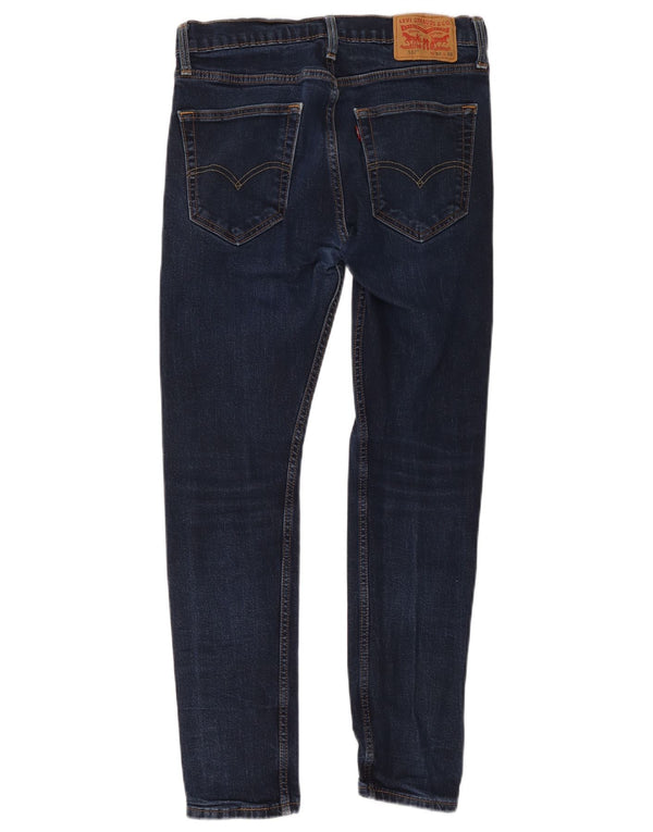 Levi's Mens 512 Slim Tapered Jeans W32 L32 Navy Blue Cotton