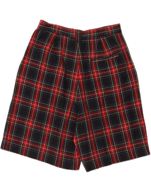Gap Mens Pegged Chino Shorts W30 Medium Black Check