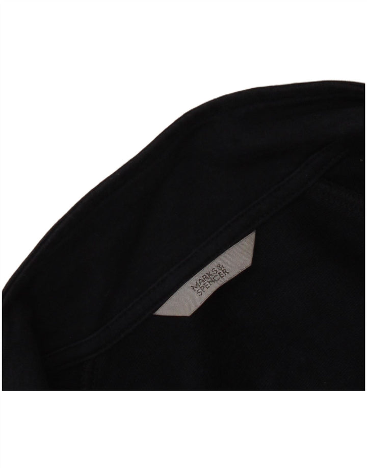 Marks & Spencer Womens Tracksuit Top Jacket UK 20 2XL Navy Blue