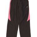 REEBOK Womens Tracksuit Trousers UK 14 Large Black Colourblock Polyester