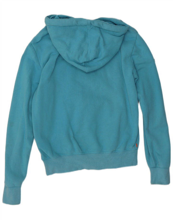 Superdry Mens Graphic Hoodie Jumper Medium Blue Cotton