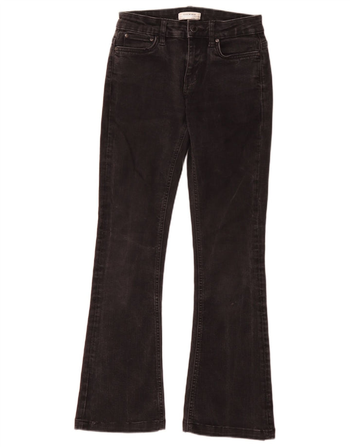 Zara Womens Flared Jeans EU 34 2XS W24 L28 Black