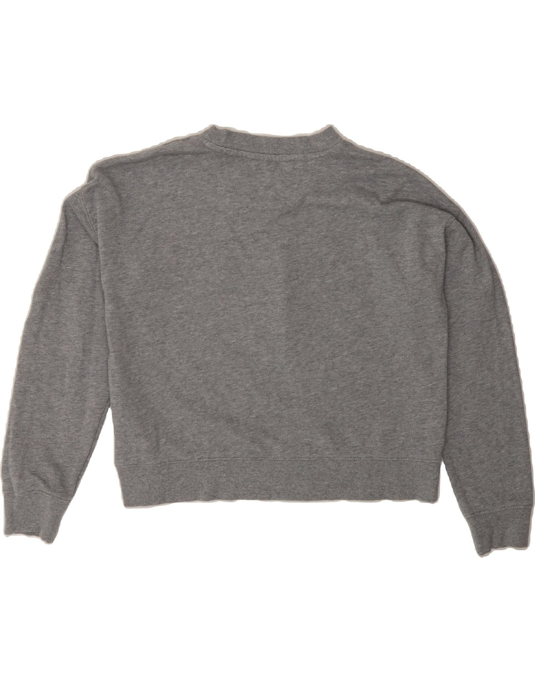 DKNY Womens Graphic Sweatshirt Jumper UK 14 Medium Grey Cotton Vintage Dkny and Second-Hand Dkny from Messina Hembry 