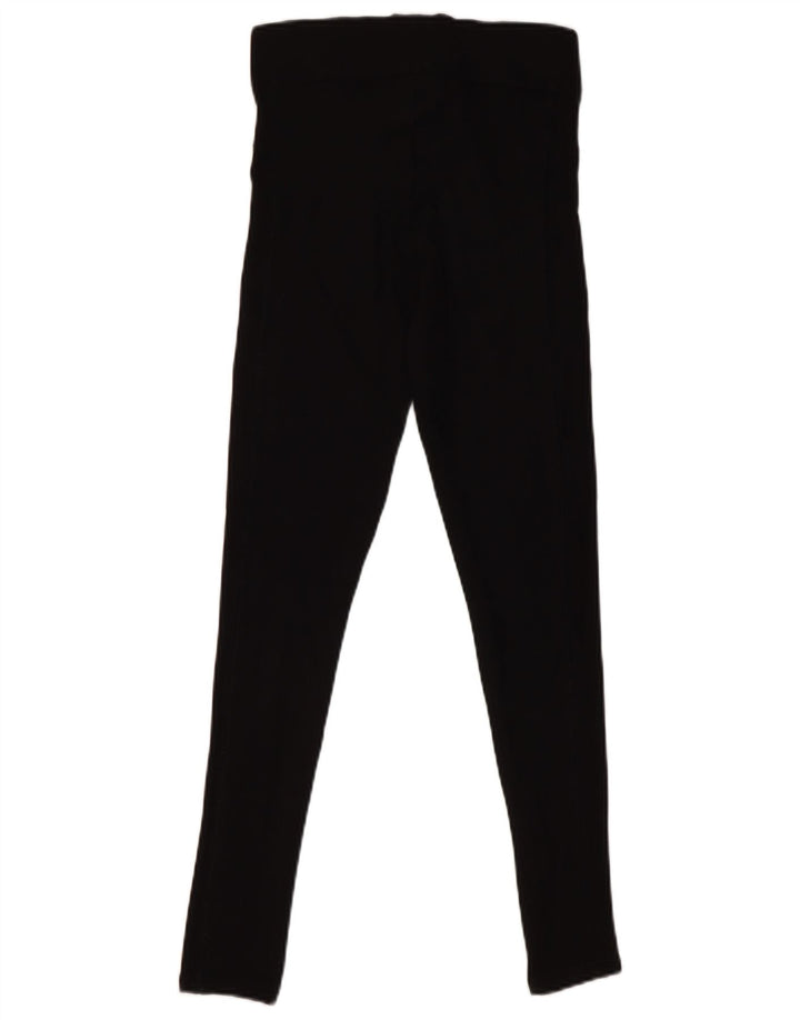 Topshop Womens Leggings UK 8 Small Black Viscose