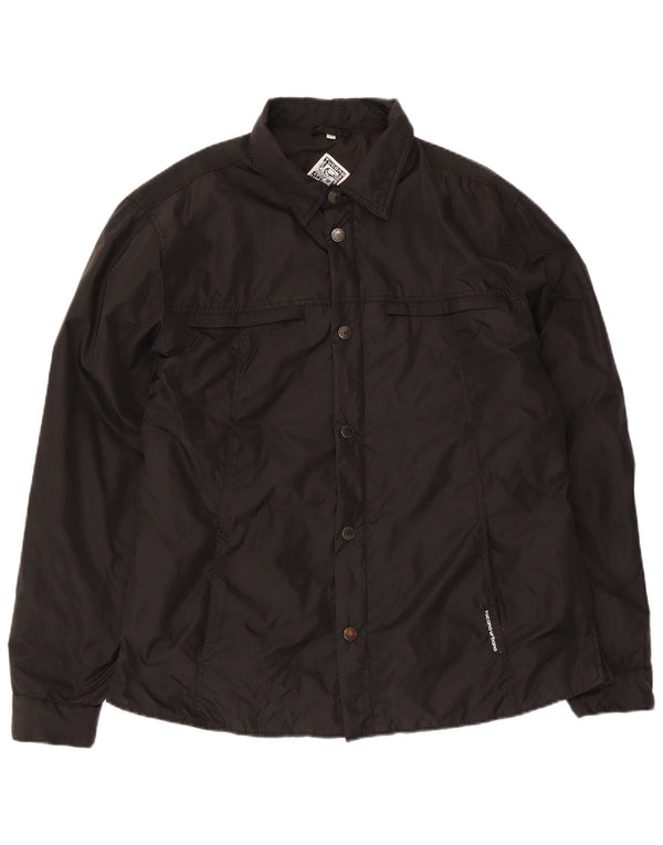 Tucano Urbano Mens Regular Fit Bomber Jacket UK 42 XL Black Nylon