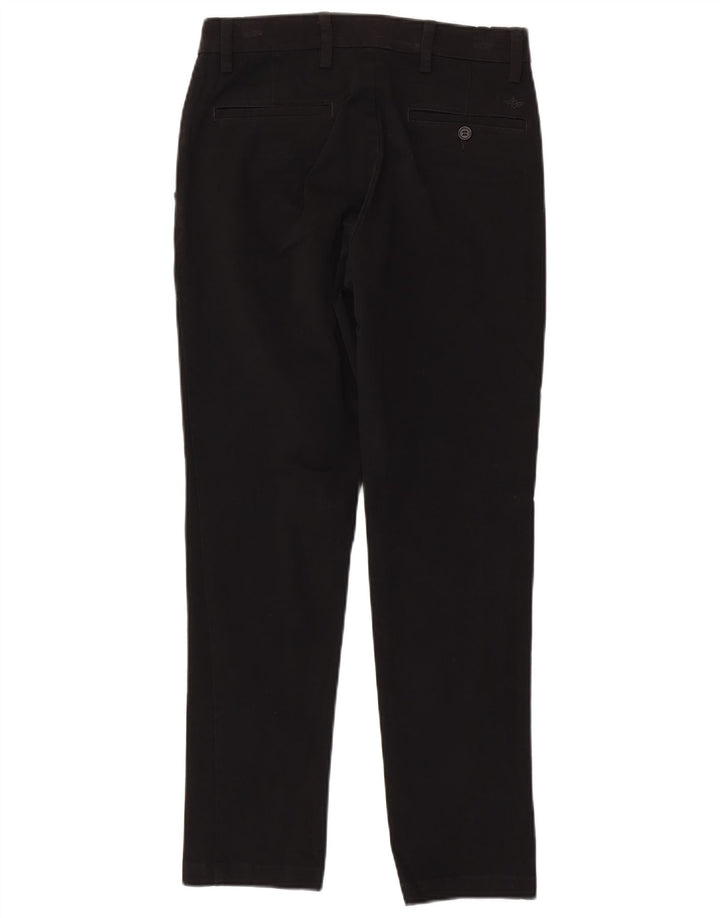 DOCKERS Mens Slim Fit Chino Trousers W29 L29 Black Cotton