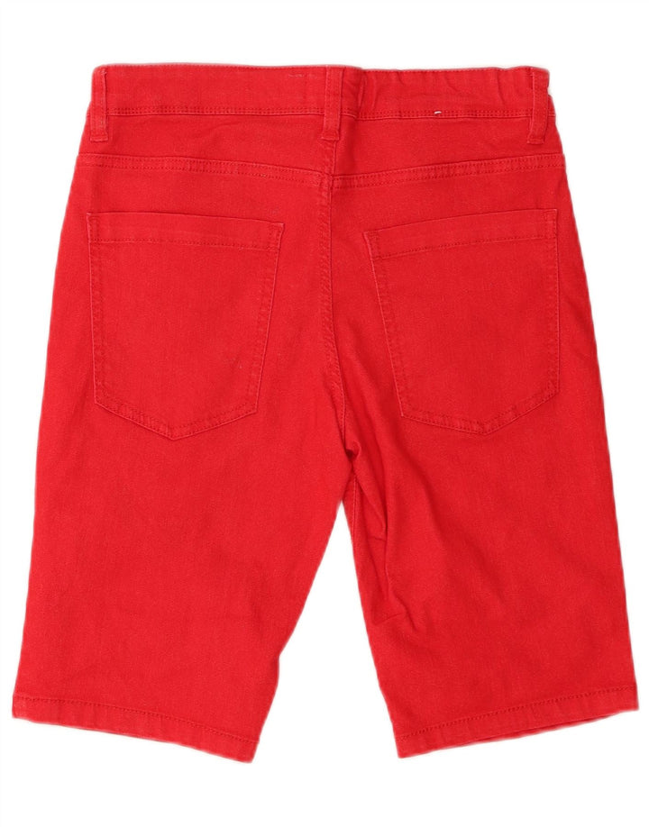Benetton Boys Denim Shorts 15-16 Years W29 Red