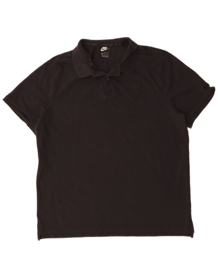 Nike Mens Polo Shirt 2XL Black Cotton