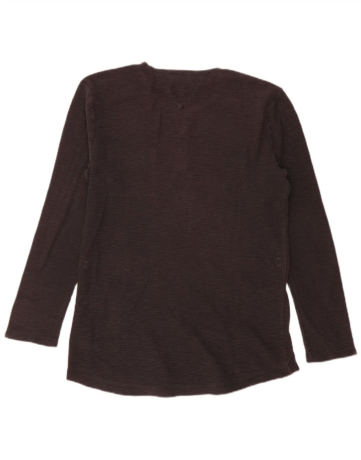 Tommy Hilfiger Mens Top Long Sleeve Large Grey