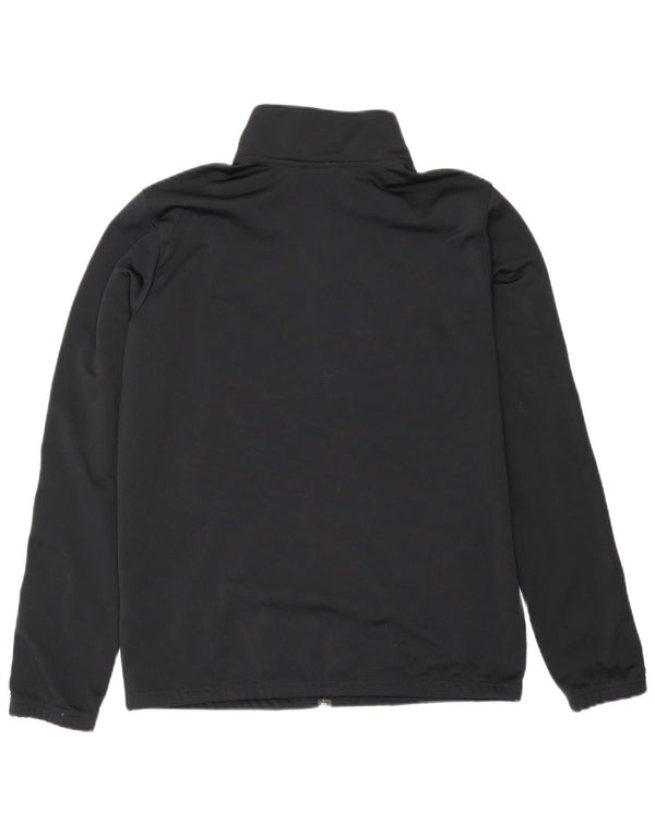 Nike Boys Tracksuit Top Jacket 13-14 Years XL Black Polyester