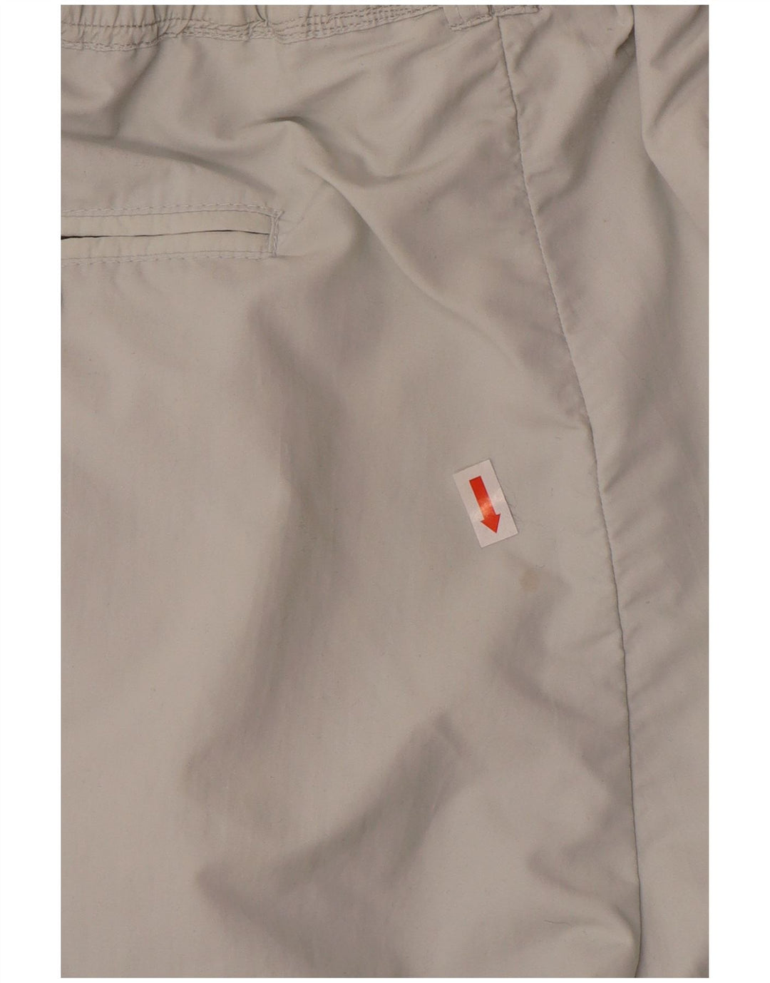 Tactel Mens Pegged Chino Trousers W36 L30 Grey Polyamide
