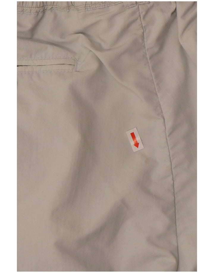 Tactel Mens Pegged Chino Trousers W36 L30 Grey Polyamide