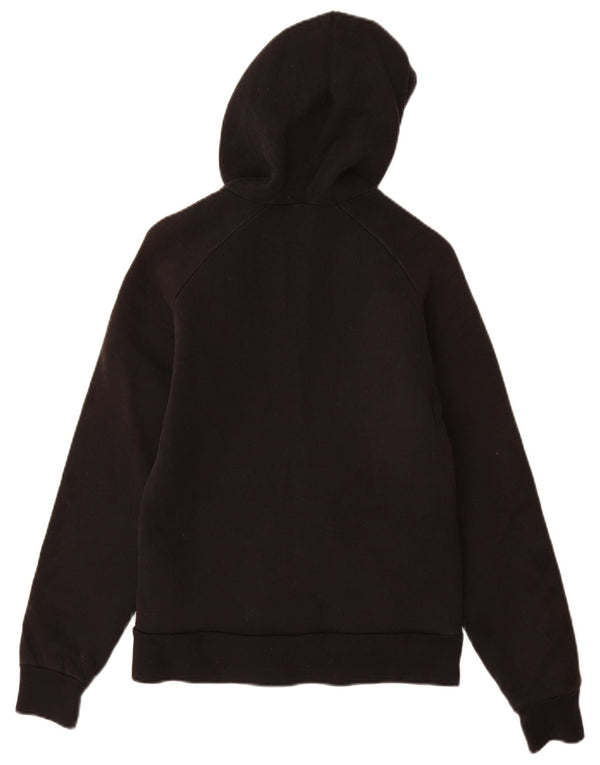 Carhartt Womens Zip Hoodie Sweater UK 10 Small Black Cotton
