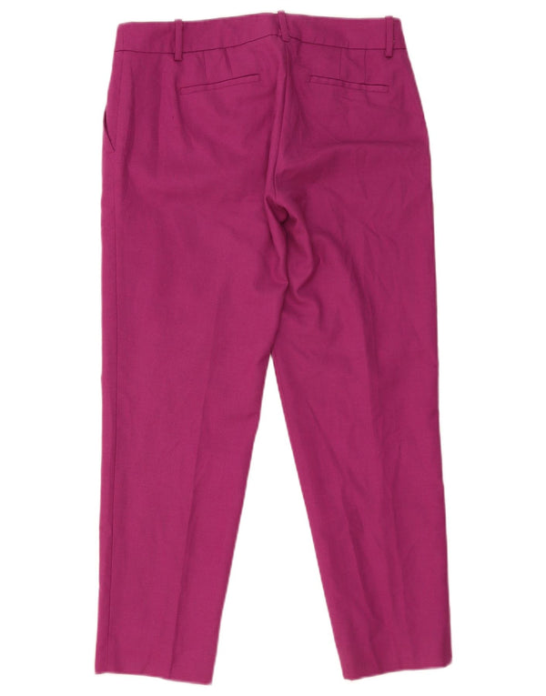 J. Crew Womens Skimmer Slim Chino Trousers US 4 Small W31 L26 Pink Wool