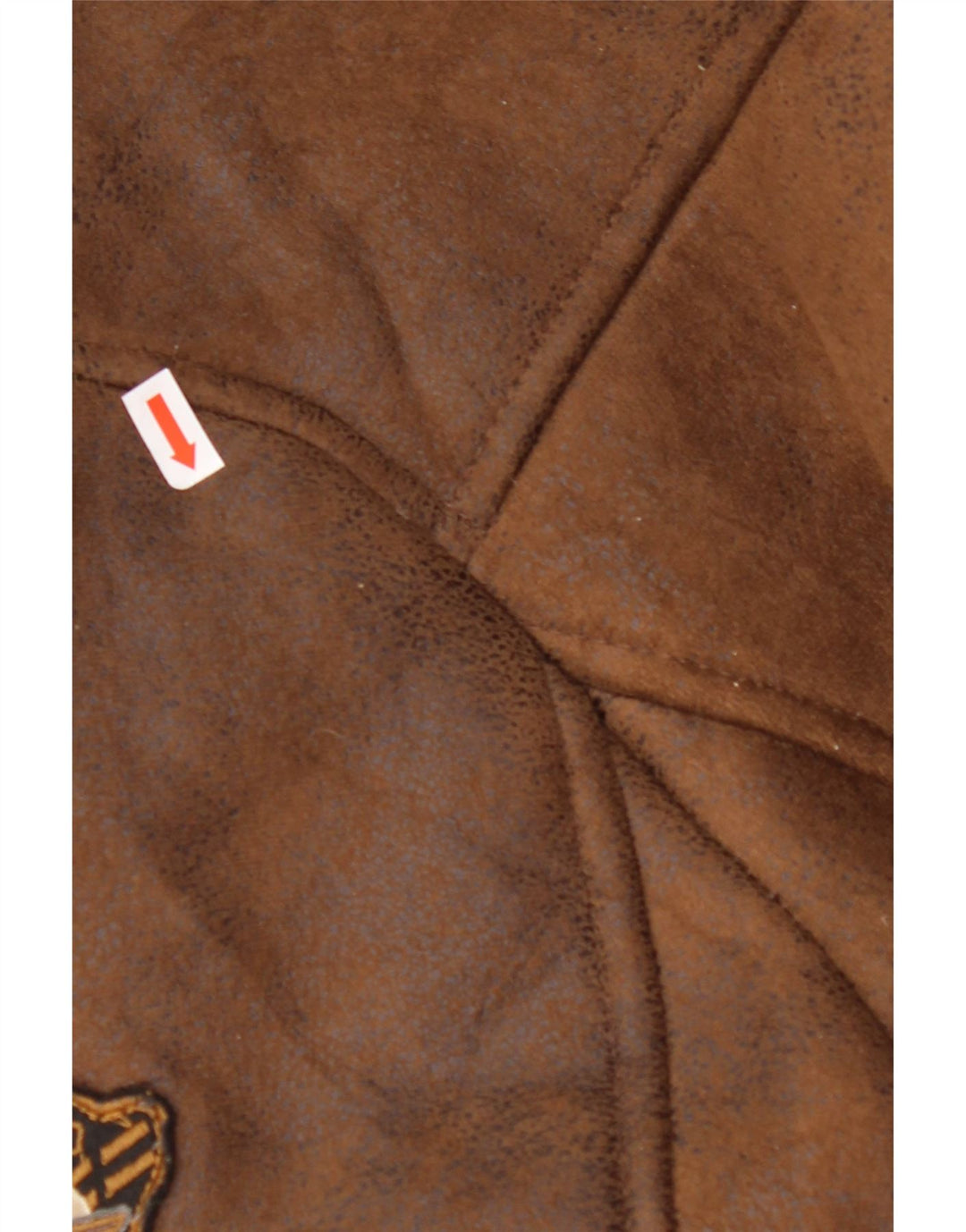 AERONAUTICA MILITARE Mens Flight Sherpa Jacket UK 36 Small Brown Polyester