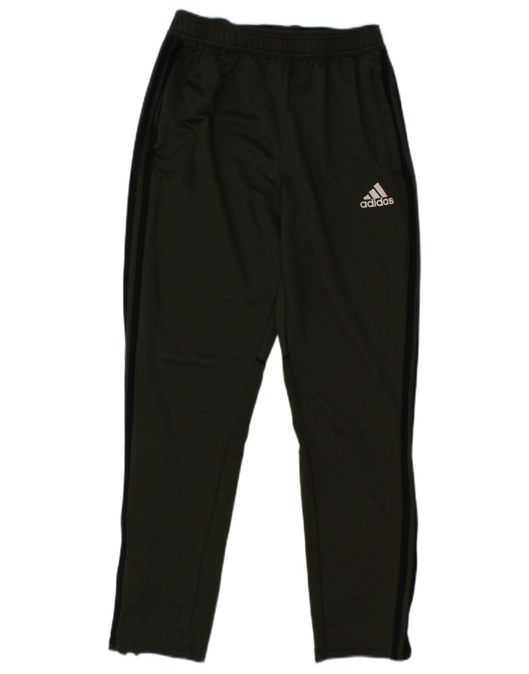 ADIDAS Boys Tracksuit Trousers 13-14 Years  Khaki Polyester