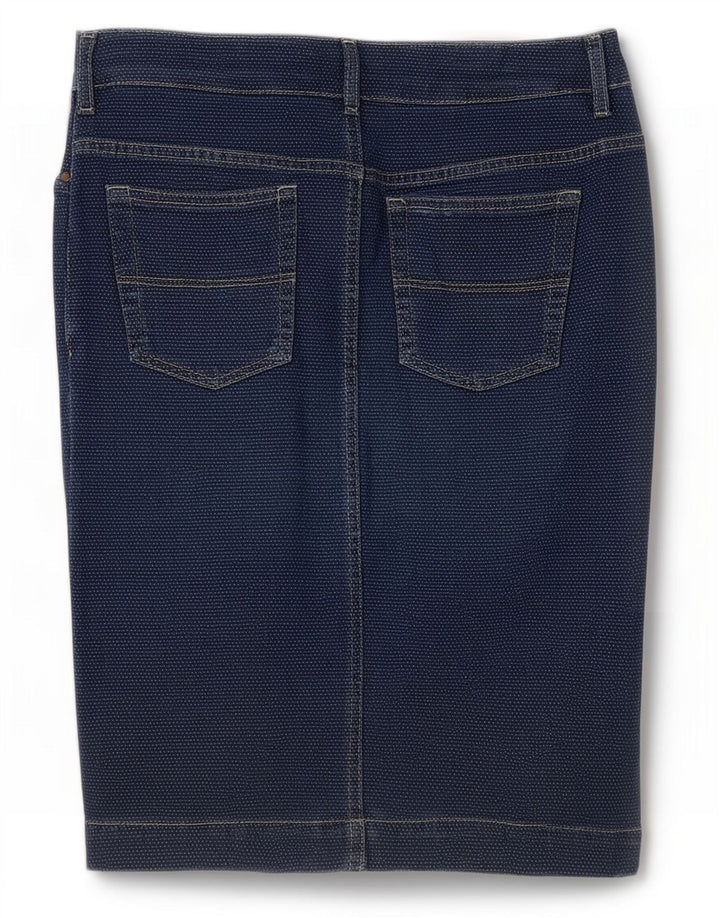Marina Yachting Womens Denim Skirt W28 Medium Navy Blue
