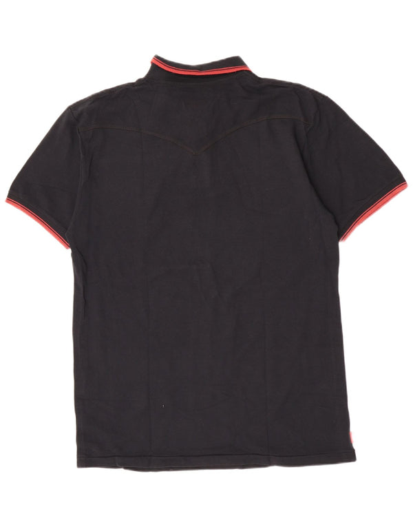 Levi's Mens Polo Shirt 2XL Black Cotton