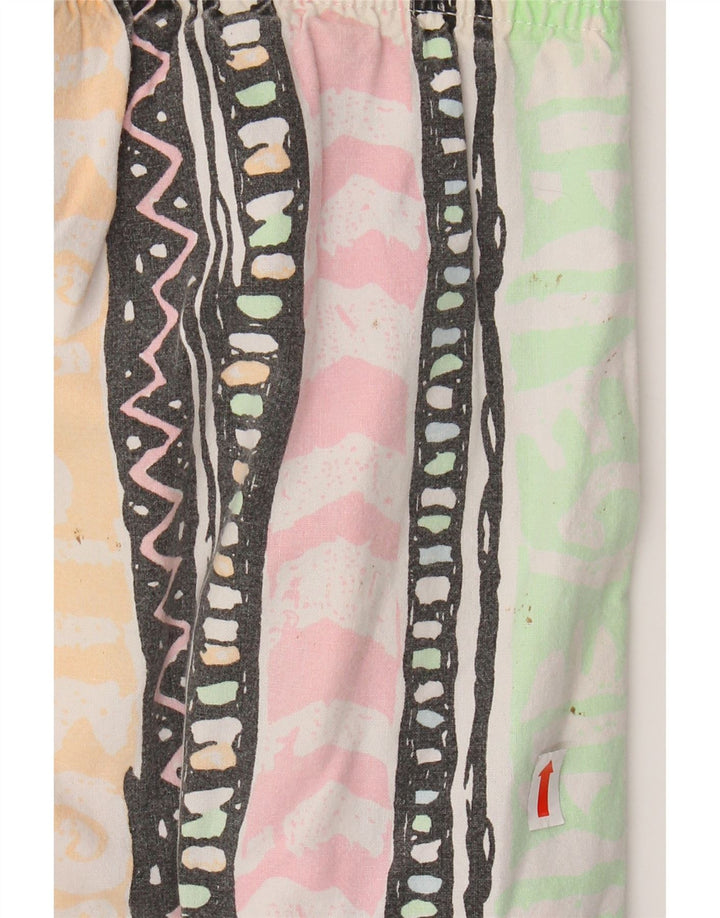 Blues Womens High Waist Tapered Trousers W34 L31 Multicoloured Geometric