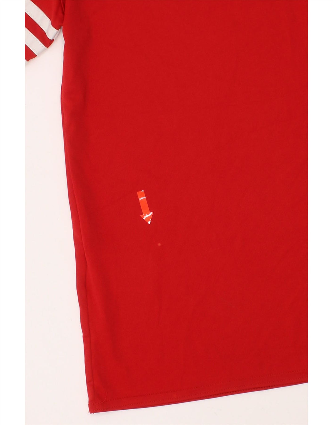 ADIDAS Boys Climalite T-Shirt Top 11-12 Years Large  Red Polyester Vintage Adidas and Second-Hand Adidas from Messina Hembry 