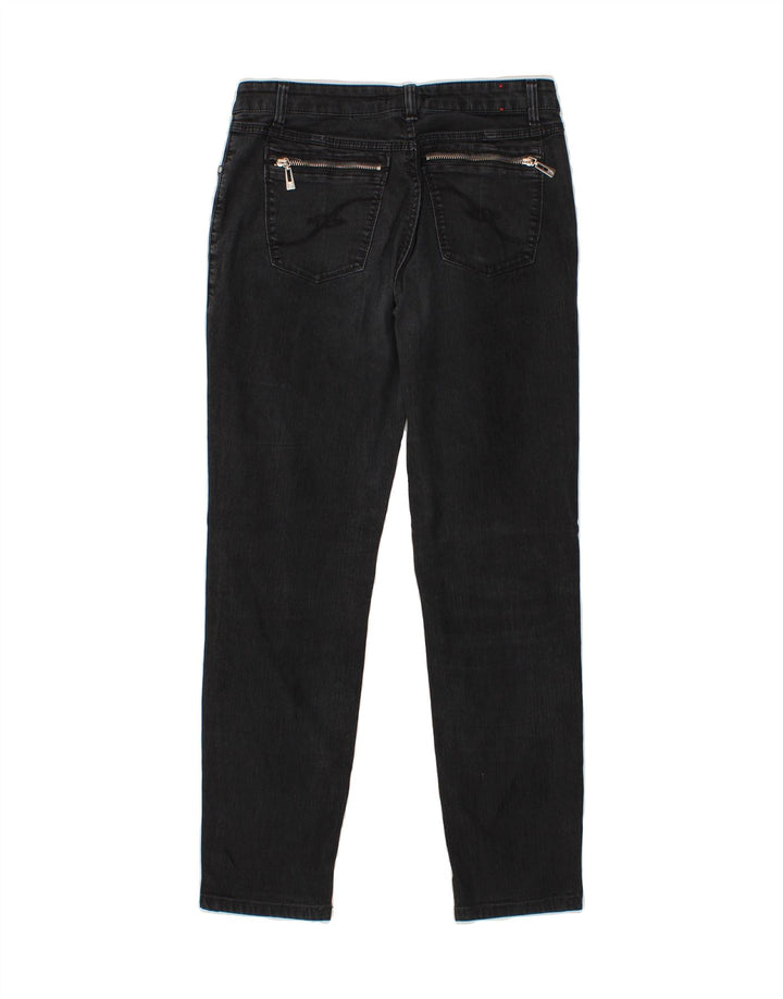 TRUSSARDI Womens Slim Jeans W27 L27 Black Cotton Vintage Trussardi and Second-Hand Trussardi from Messina Hembry 