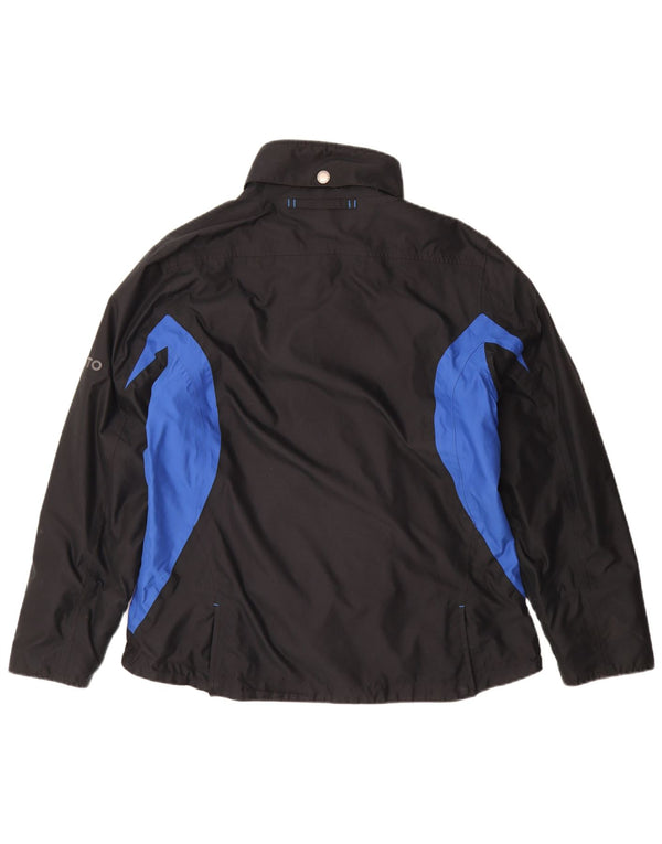 Musto Womens Oversized Windbreaker Jacket UK 16 Large Black Colourblock