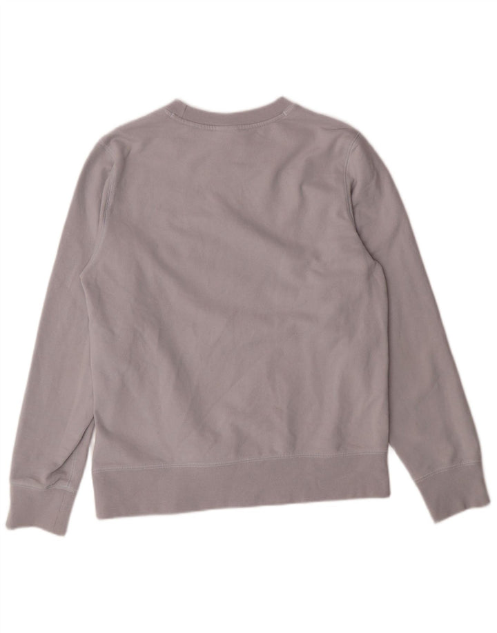 THE NORTH FACE Womens Sweatshirt Jumper UK 14 Medium Grey Cotton