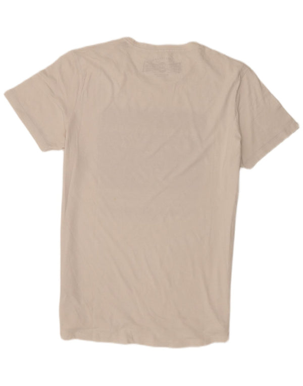 Jack & Jones Mens Graphic T-Shirt Top XL White Cotton