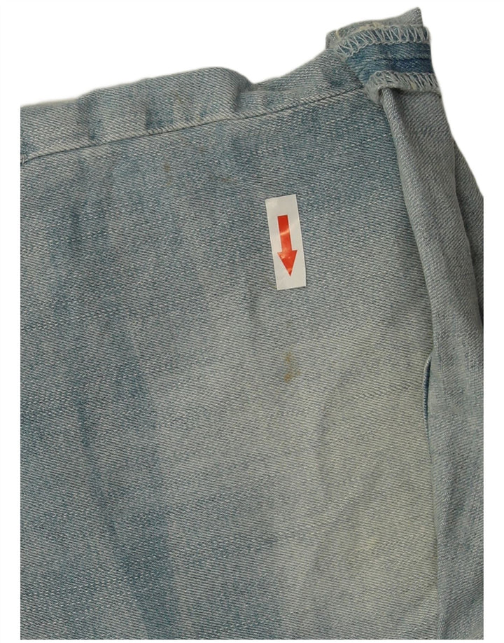 Timberland Womens Denim Shorts W29 Medium Blue Cotton