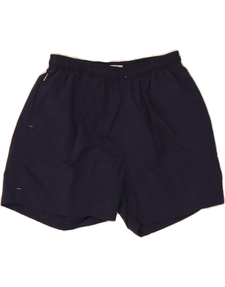 IZOD Mens Sport Shorts Large  Navy Blue Nylon Vintage Izod and Second-Hand Izod from Messina Hembry 