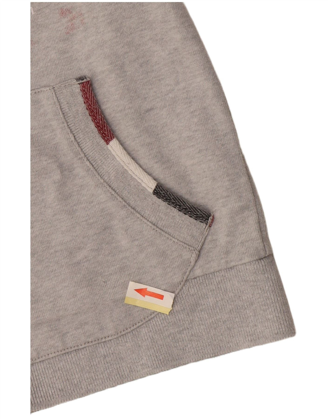 NAPAPIJRI Boys Graphic Tracksuit Top Jacket 9-10 Years Grey Cotton