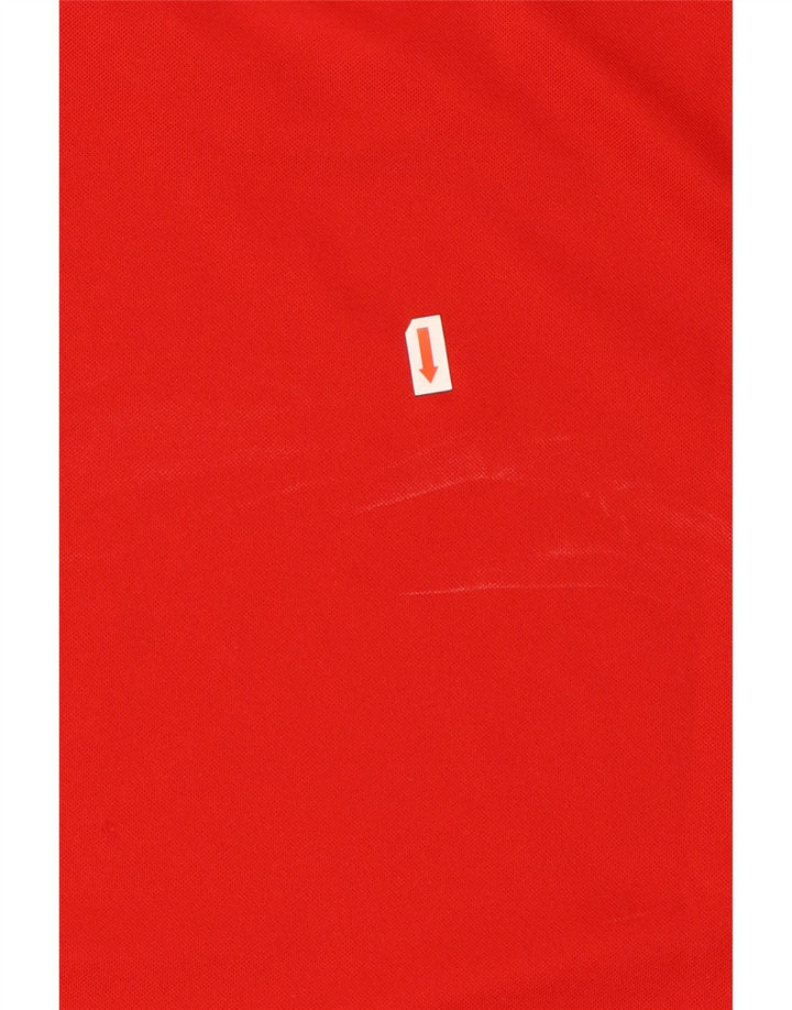 ADIDAS Mens Climalite T-Shirt Top XL Red Striped Polyester Vintage Adidas and Second-Hand Adidas from Messina Hembry 