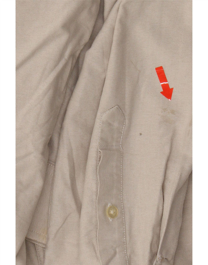 TIMBERLAND Mens Shirt Large Beige Cotton Vintage Timberland and Second-Hand Timberland from Messina Hembry 