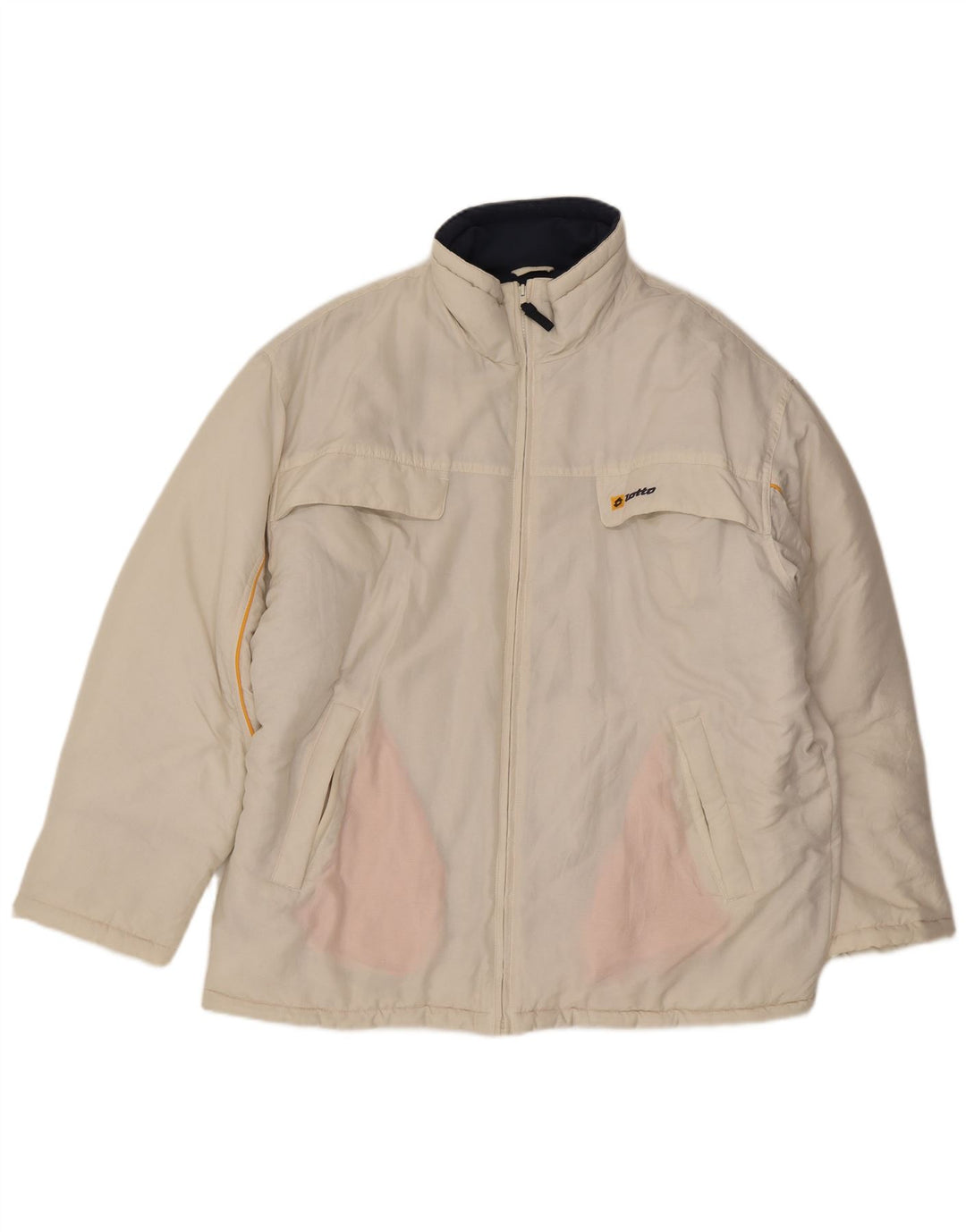 LOTTO Mens Windbreaker Jacket IT 52 XL White