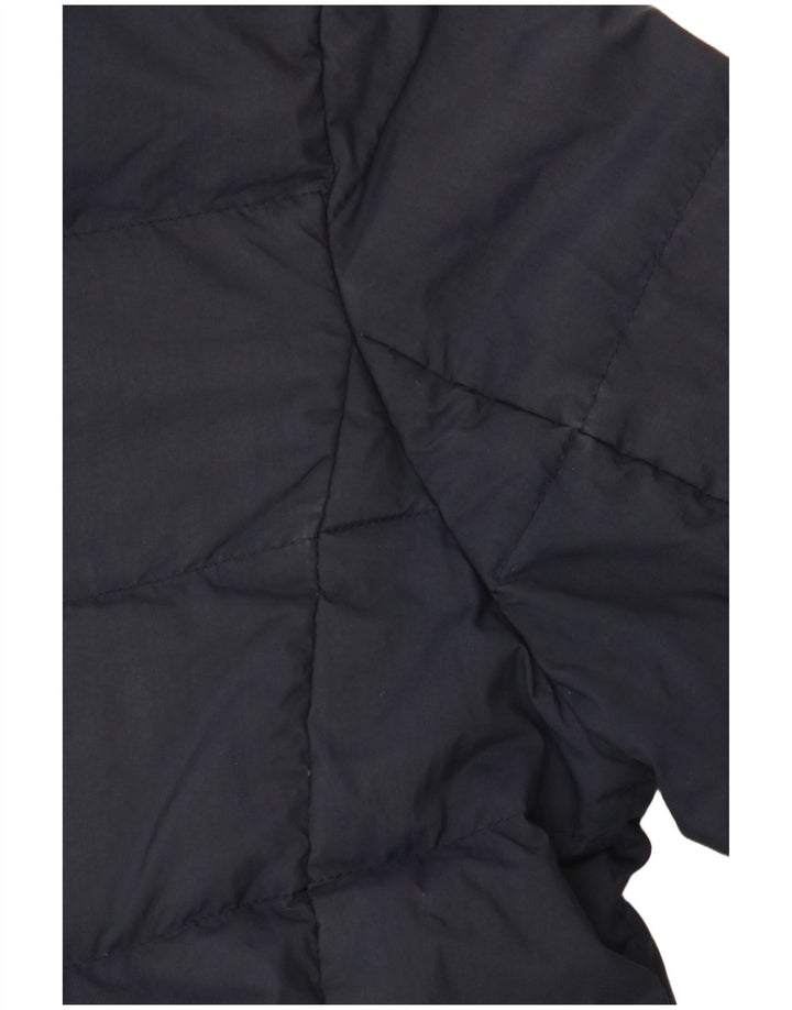 Colmar Womens Hooded Padded Jacket IT 44 Medium Navy Blue Polyamide