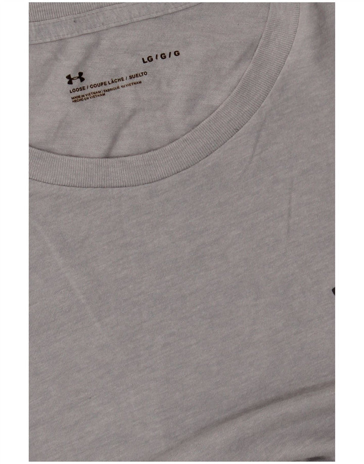 ADIDAS Mens T-Shirt Top Large Grey