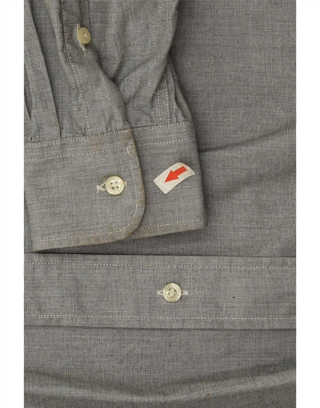 Lacoste Mens Shirt Size 45 XL Grey Cotton
