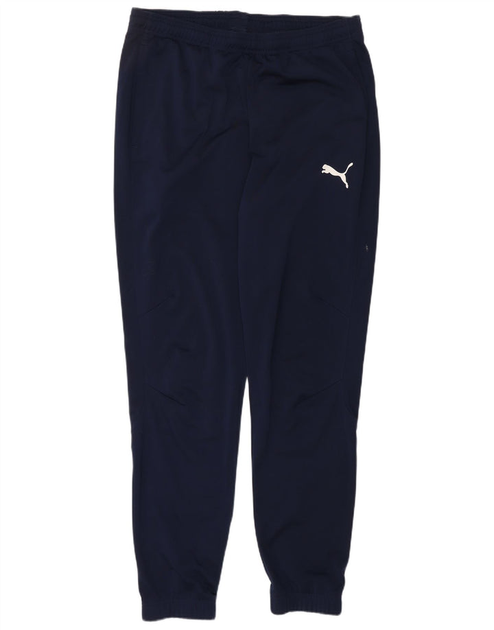 PUMA Mens Tracksuit Trousers Joggers Large  Navy Blue
