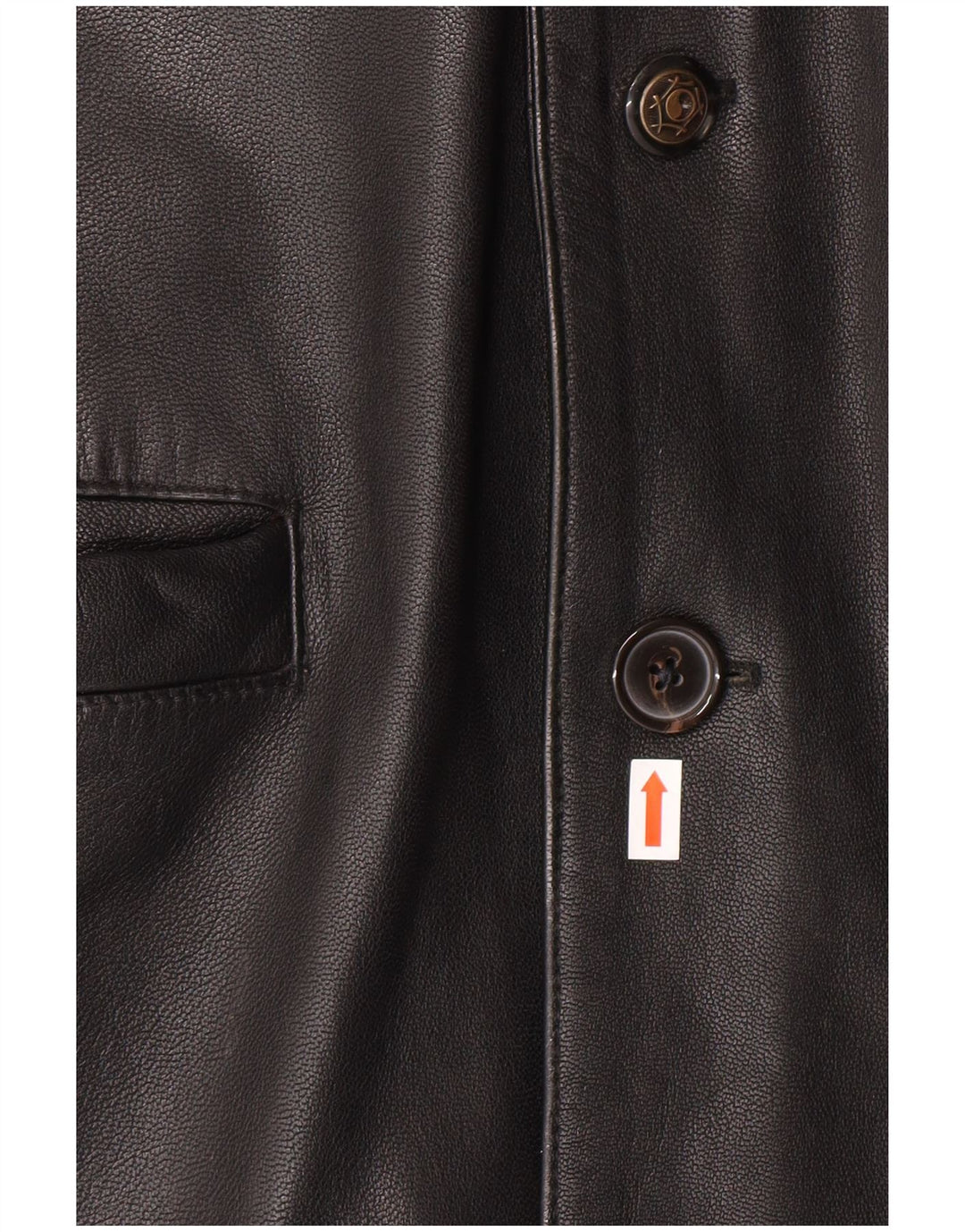 ROUTE 66 Mens Leather Jacket UK 40 Large Black Leather