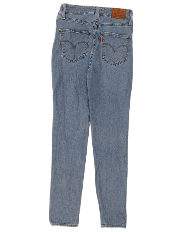 Levi's Womens 721 High Rise Skinny Jeans W26 L28 Blue Cotton