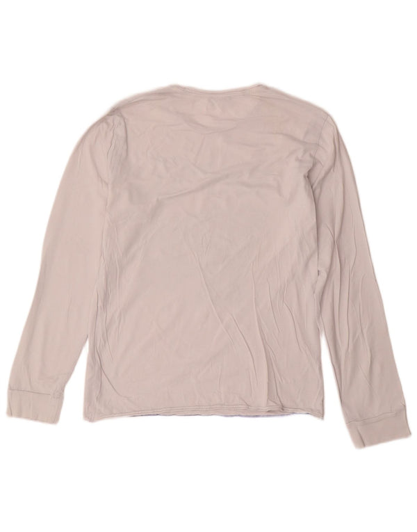 Diesel Girls Graphic Top Long Sleeve 15-16 Years Off White Cotton