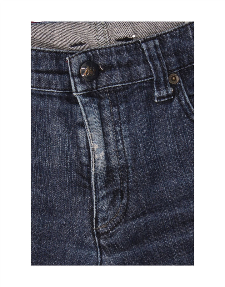 ARMANI Womens Straight Jeans W31 L34 Blue Cotton Vintage Armani and Second-Hand Armani from Messina Hembry 